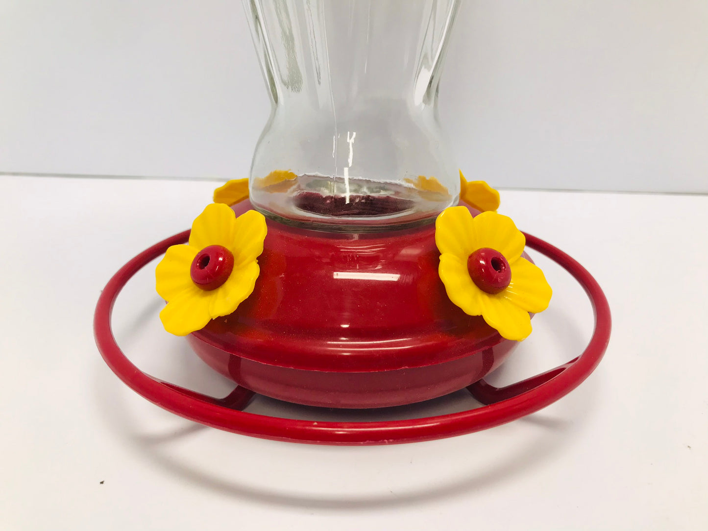 Hummingbird Feeder X Large Size Glass Base Like New