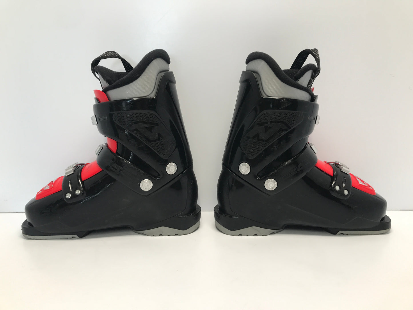 Ski Boots Mondo Size 25.0 Men's Size 7 Ladies size 8 290 mm Nordica Firearrow Black Red White Nice!