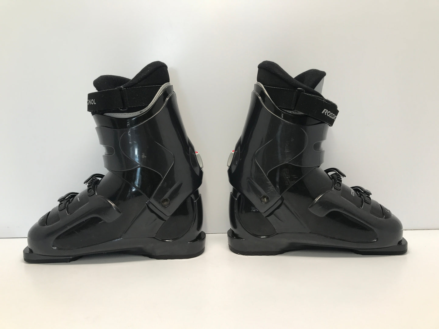 Ski Boots Mondo Size 27.5 Men's Size 9.5 Ladies size 10.5 315 mm Rossignol Black Lime Like New