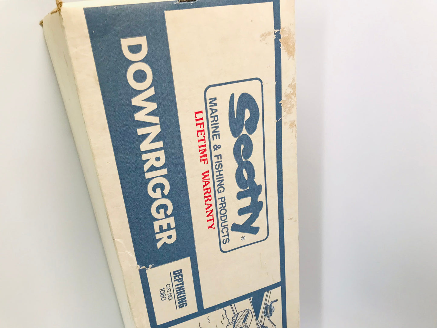 Fishing Adventure Original 1973 Scotty Saltaire Fishing Downrigger Stainless Steel Line Works Perfect Ocean or Lake Great for Kayak, Small Boat or Canoe