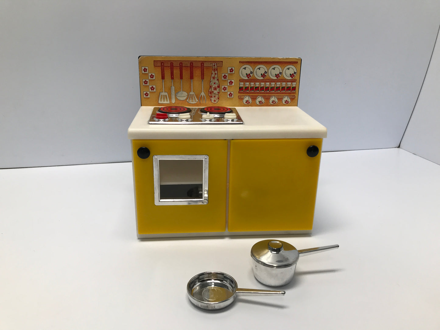 Vintage 1968 Stamped On Back Barbie Kitchen Cooker From UK Casdon Play Kitchen Vary Rare