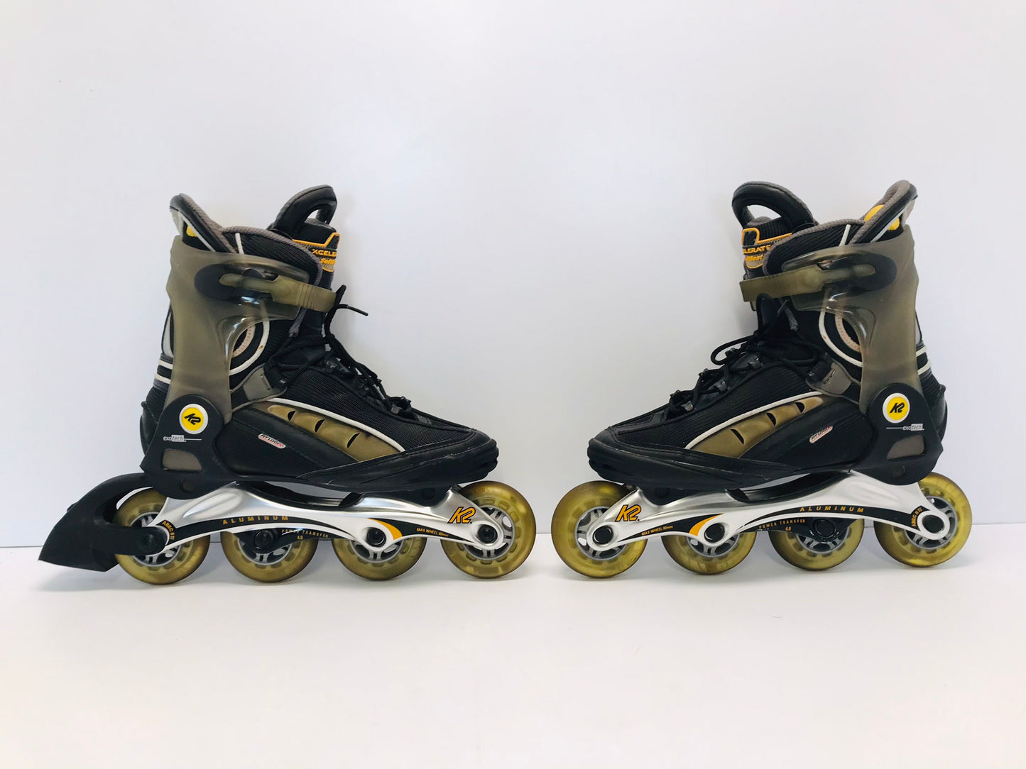 Inline Roller Skates Men's Size 8 K-2 With Rubber Wheels Used Once