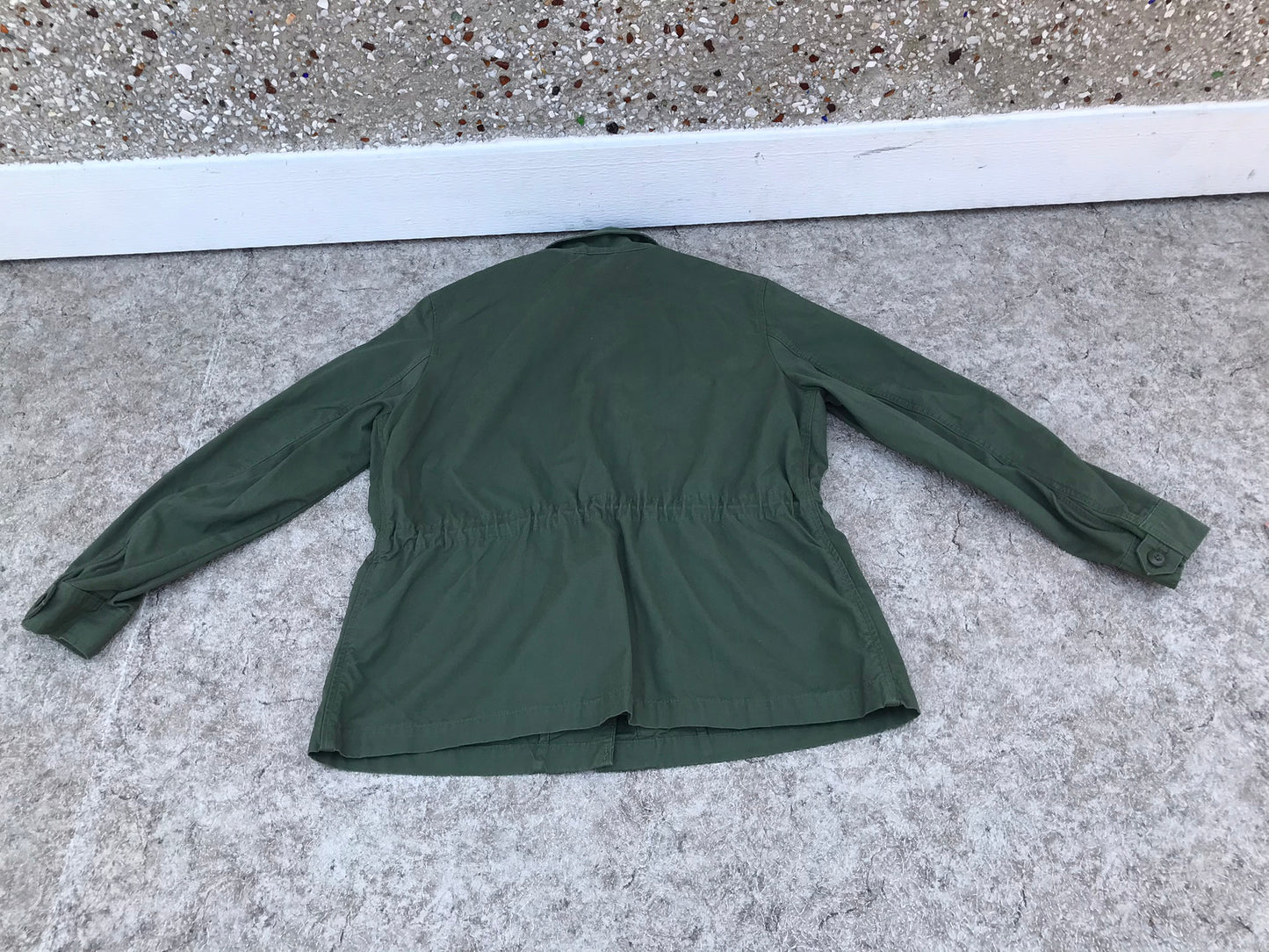 Ladies Coat Size Large Levi Strauss All Cotton Army New