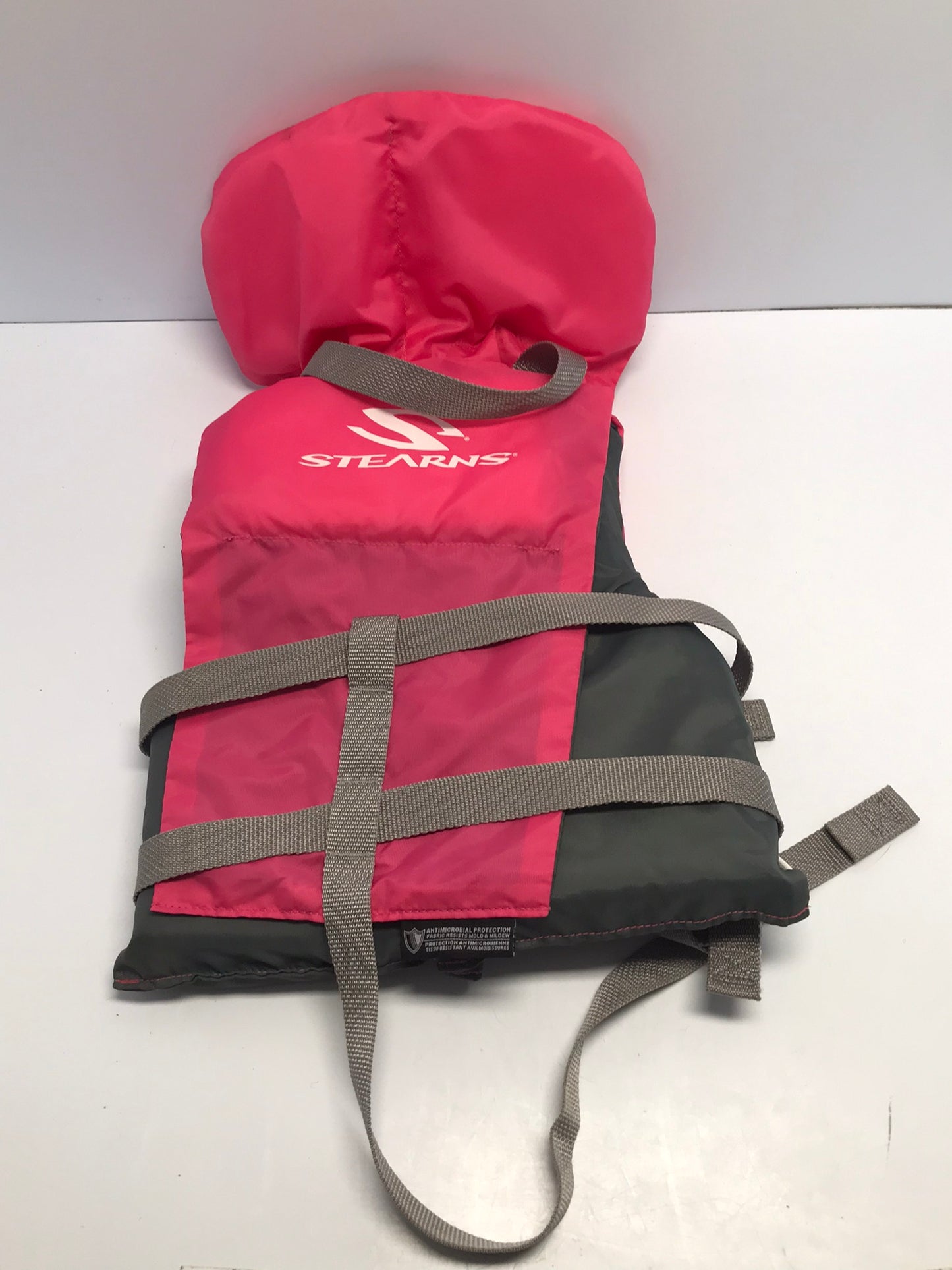 Life Jacket Vest Child Size 30-60lbs Pink Grey Canada Coast Guard Approved