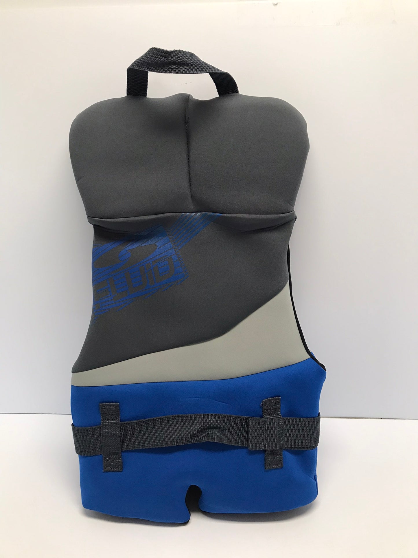 Life Jacket Vest Child Size 60-90 Youth fluid Blue Grey Neoprene Like New Transport Canada Approved