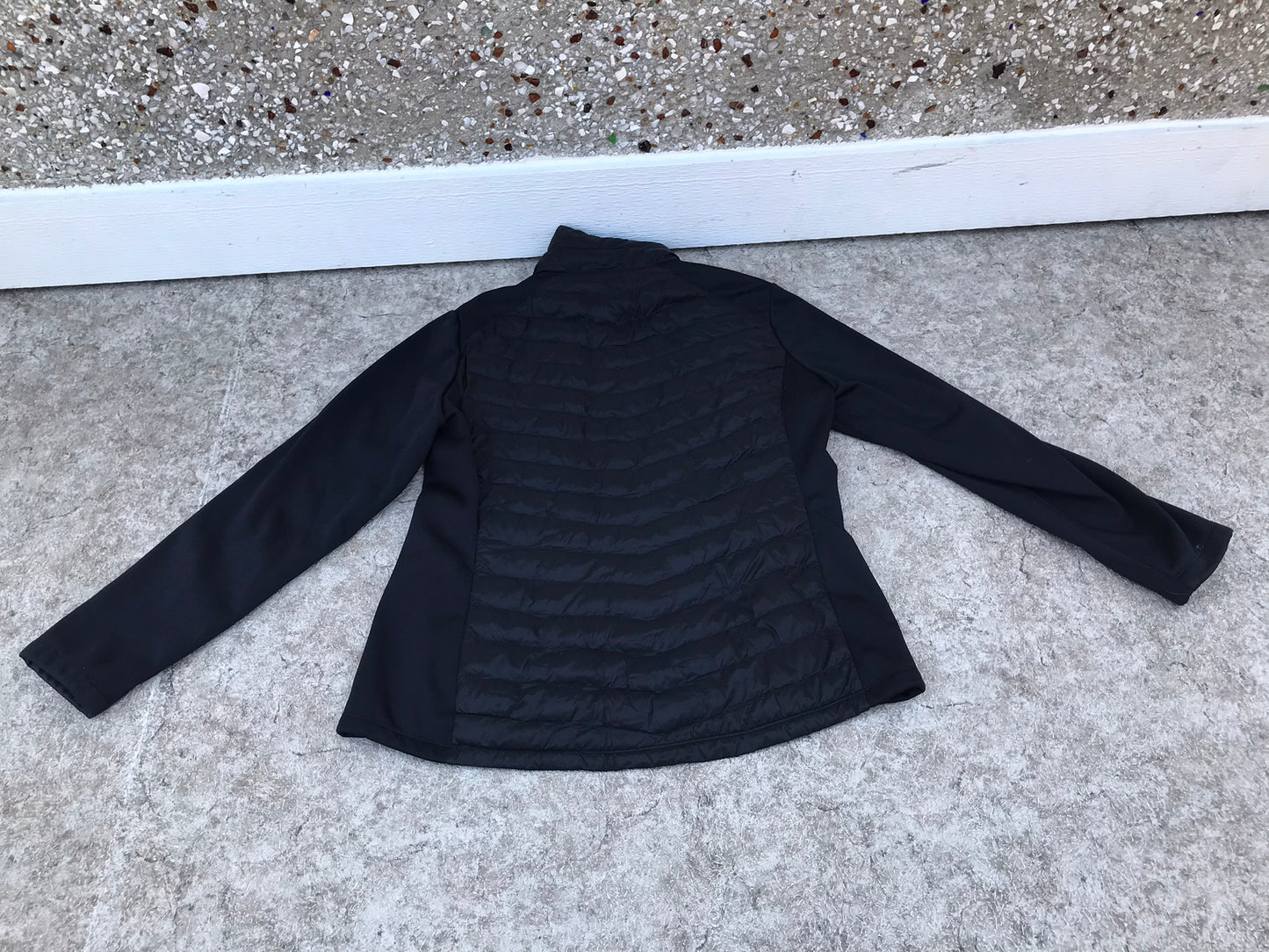 Light Weight Coat Ladies Size Large Puffer By Heat Black Like New