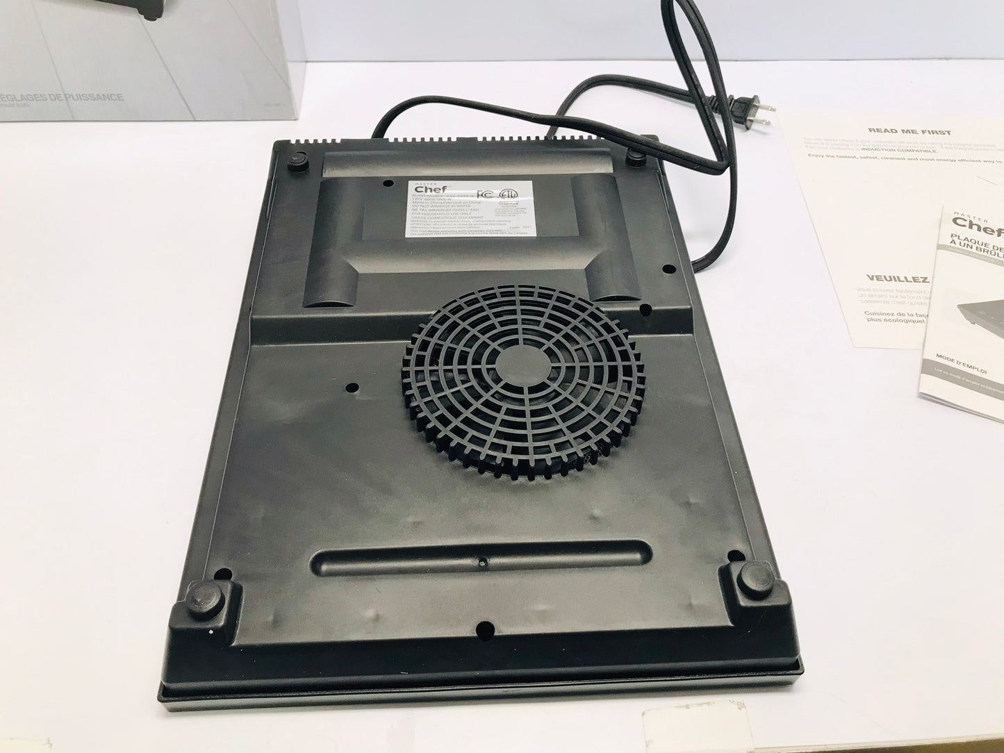 Masterchef Portiable Induction Cook Top Single Burner Touch Controls 1800 Wt