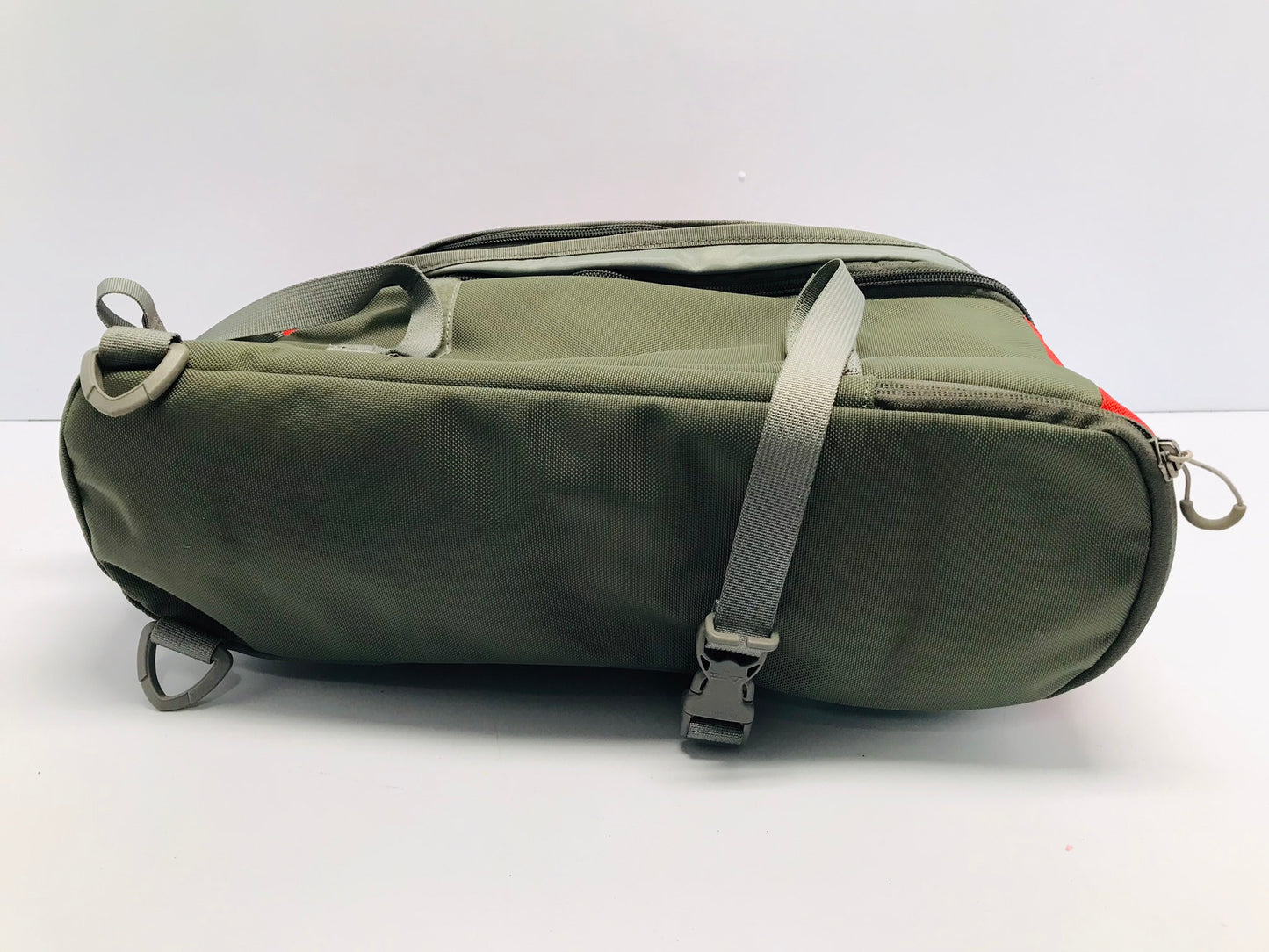 Mec Bike Back Pannel Pouch Like New Grey Tangerine