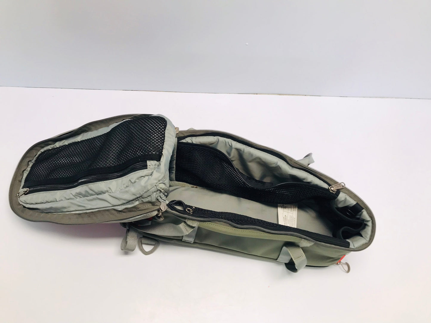 Mec Bike Back Pannel Pouch Like New Grey Tangerine