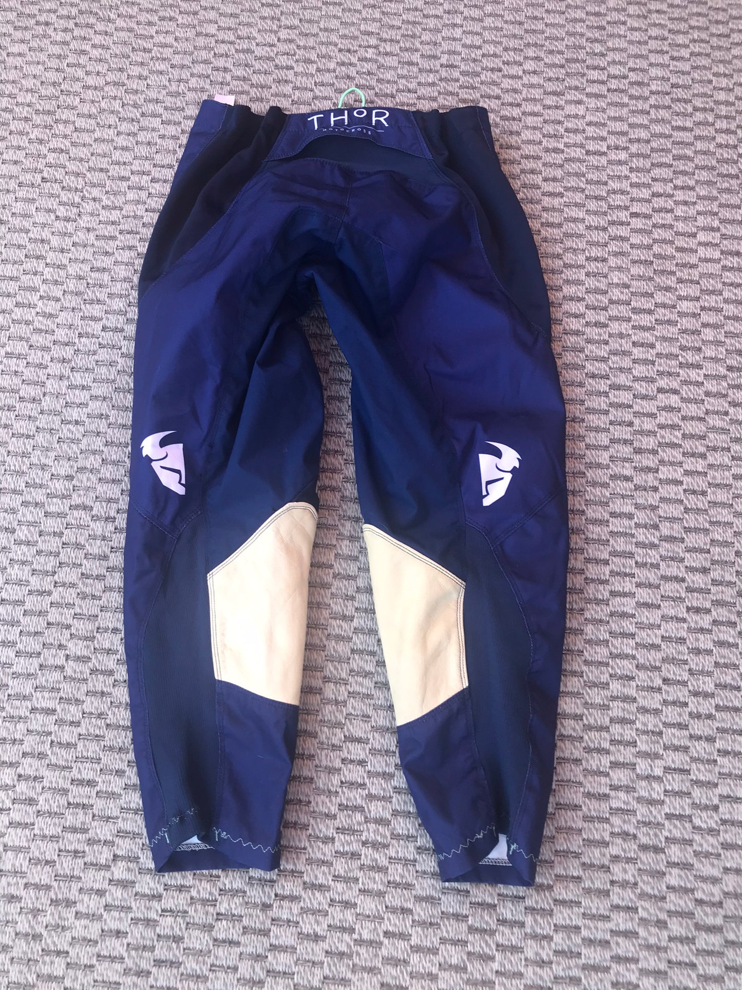 Motocross Dirt Bike BMX Pants Men's Size 32-34 inch Thor Blue Teal Like New