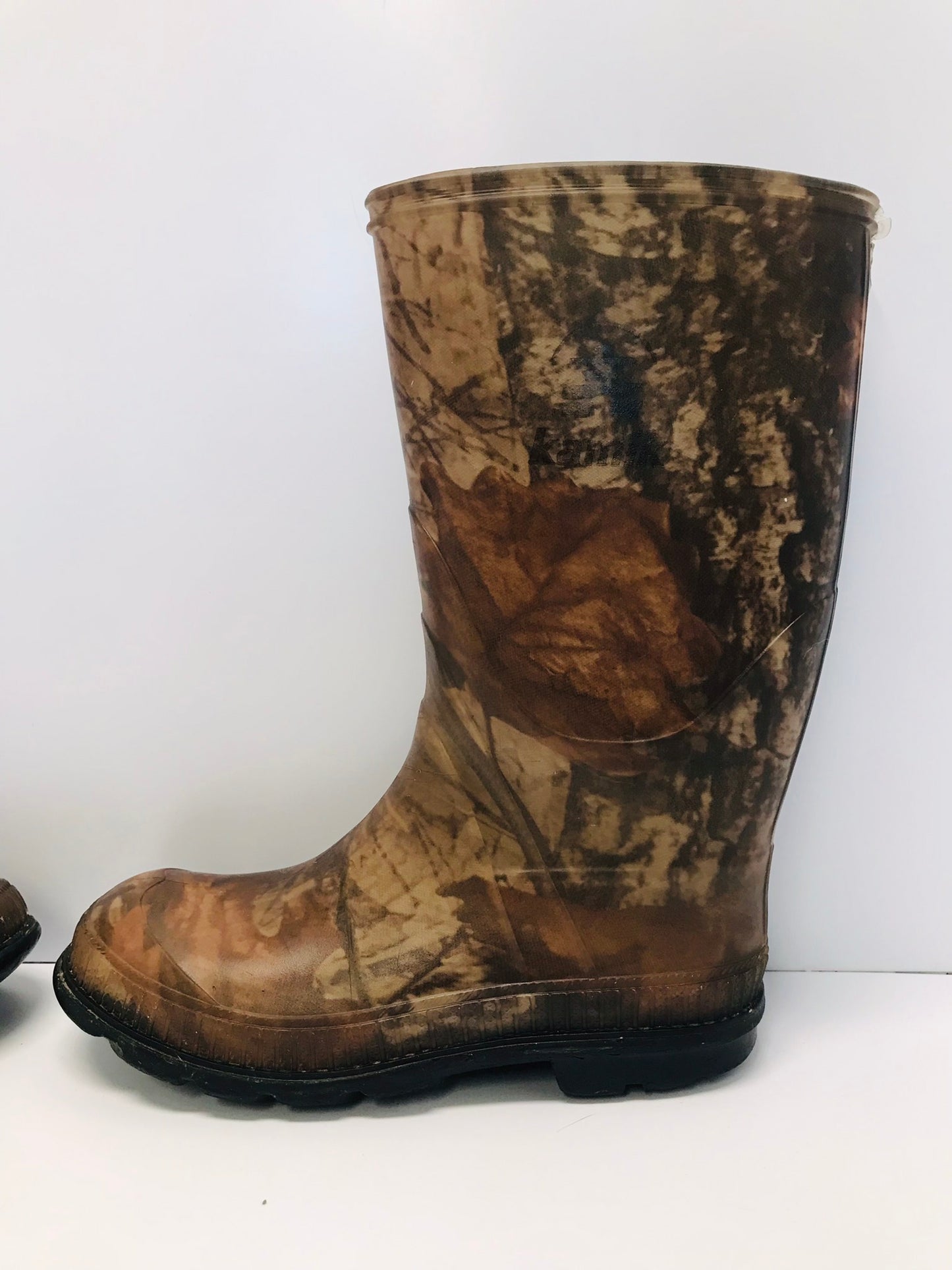 Rain Boots Child Size 2 Kamik Deep Brown Woods Waterproof