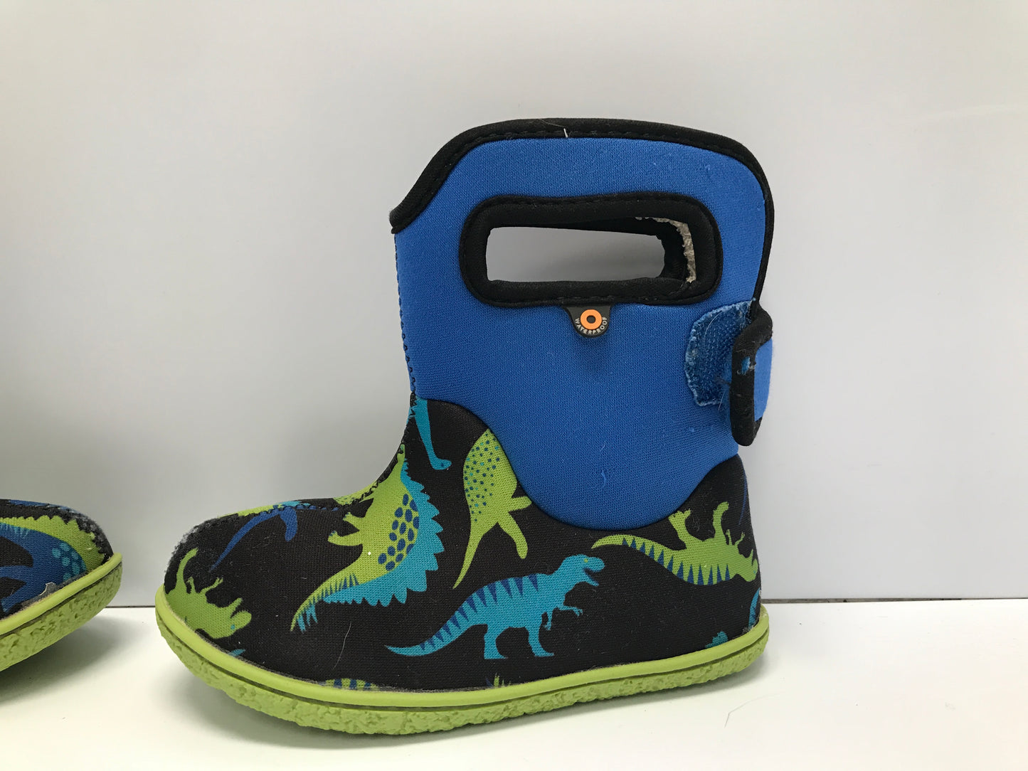 Rain Boots Child Size 8 Toddler Bogs Neoprene Rubber Sole Dinosaur