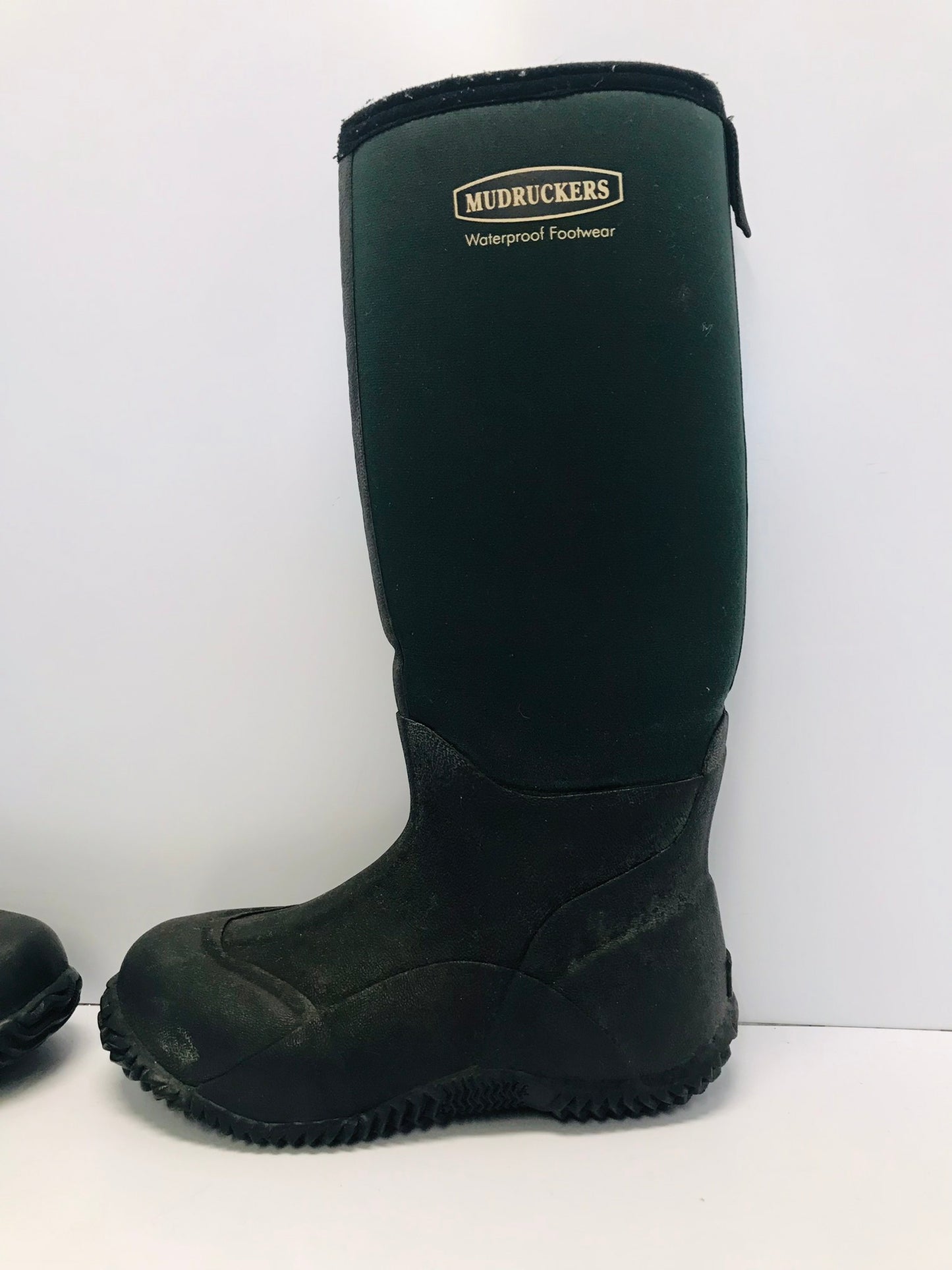 Rain Boots Ladies Size 5 Equestrian Mudruckers Farm Tall Boots Waterproof Green