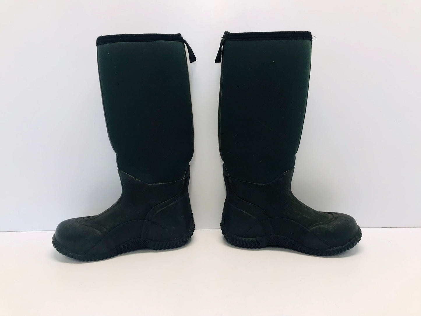 Rain Boots Ladies Size 5 Equestrian Mudruckers Farm Tall Boots Waterproof Green