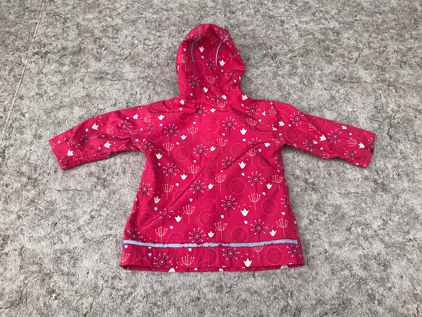 Rain Coat Child Size 12 Month MEC Pink Purple