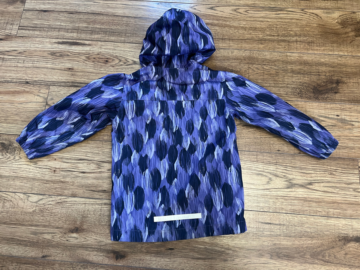 Rain Coat Child Size 4 MEC Purple Navy Like New