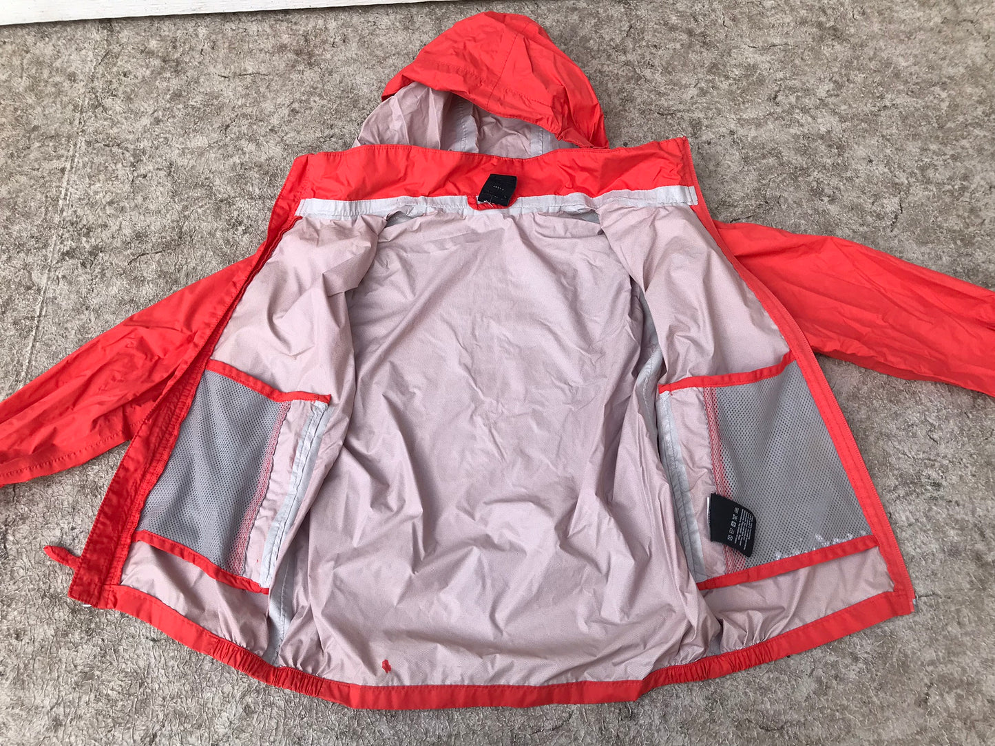 Rain Coat Child Size 7 Helly Hansen Orange Excellent