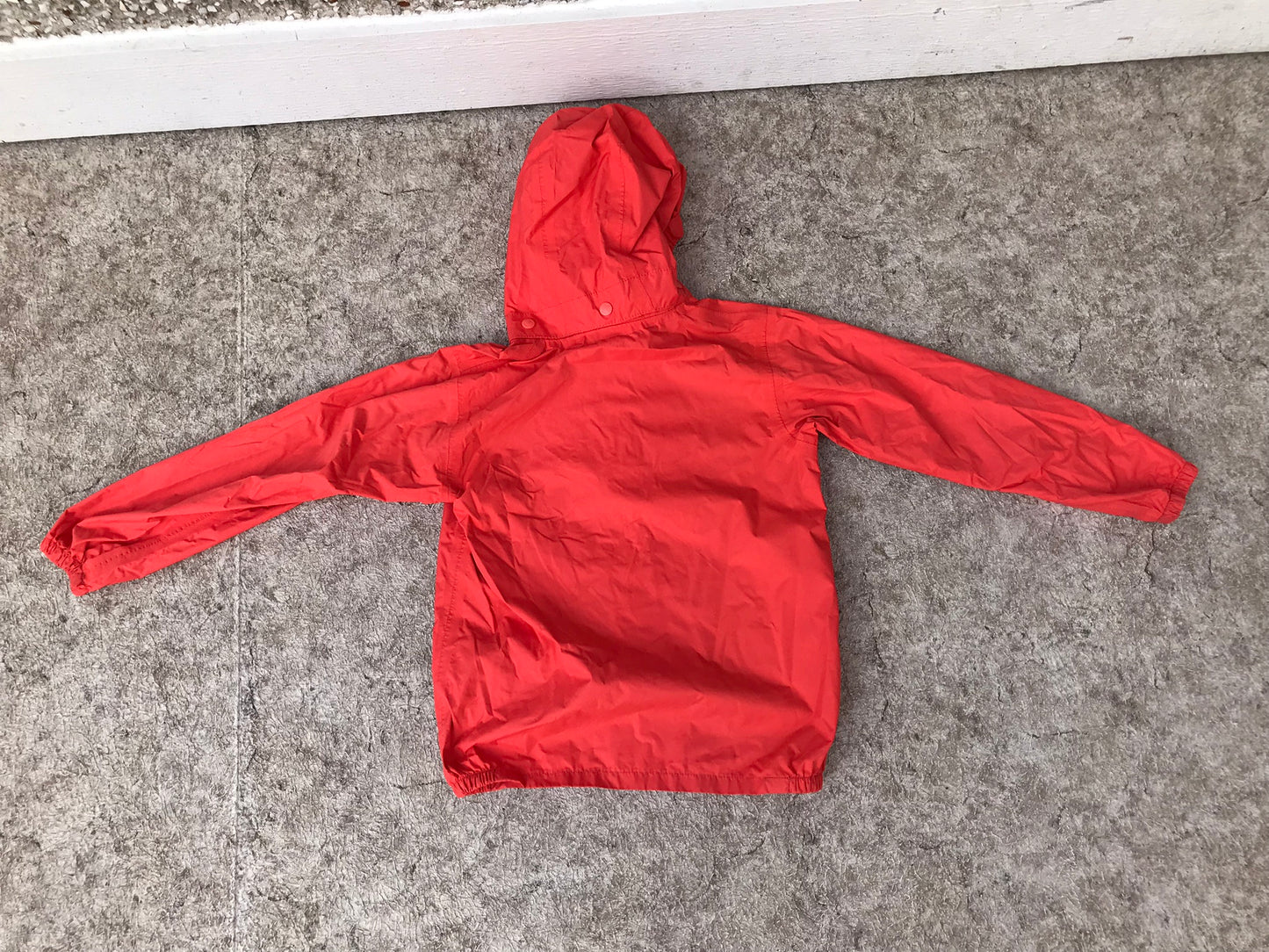 Rain Coat Child Size 7 Helly Hansen Orange Excellent