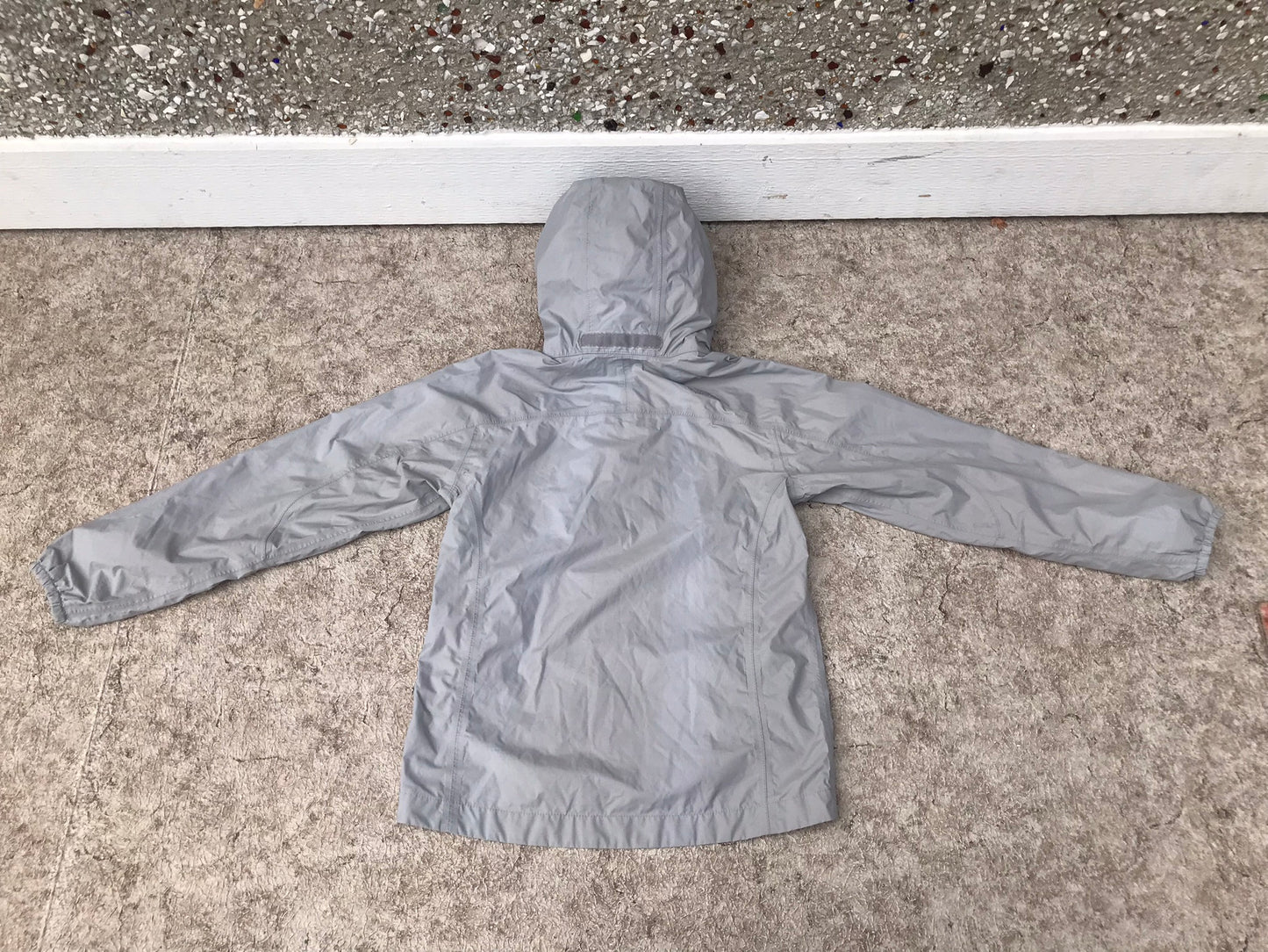 Rain Coat Child Size 8-10 The North Face Grey Pink