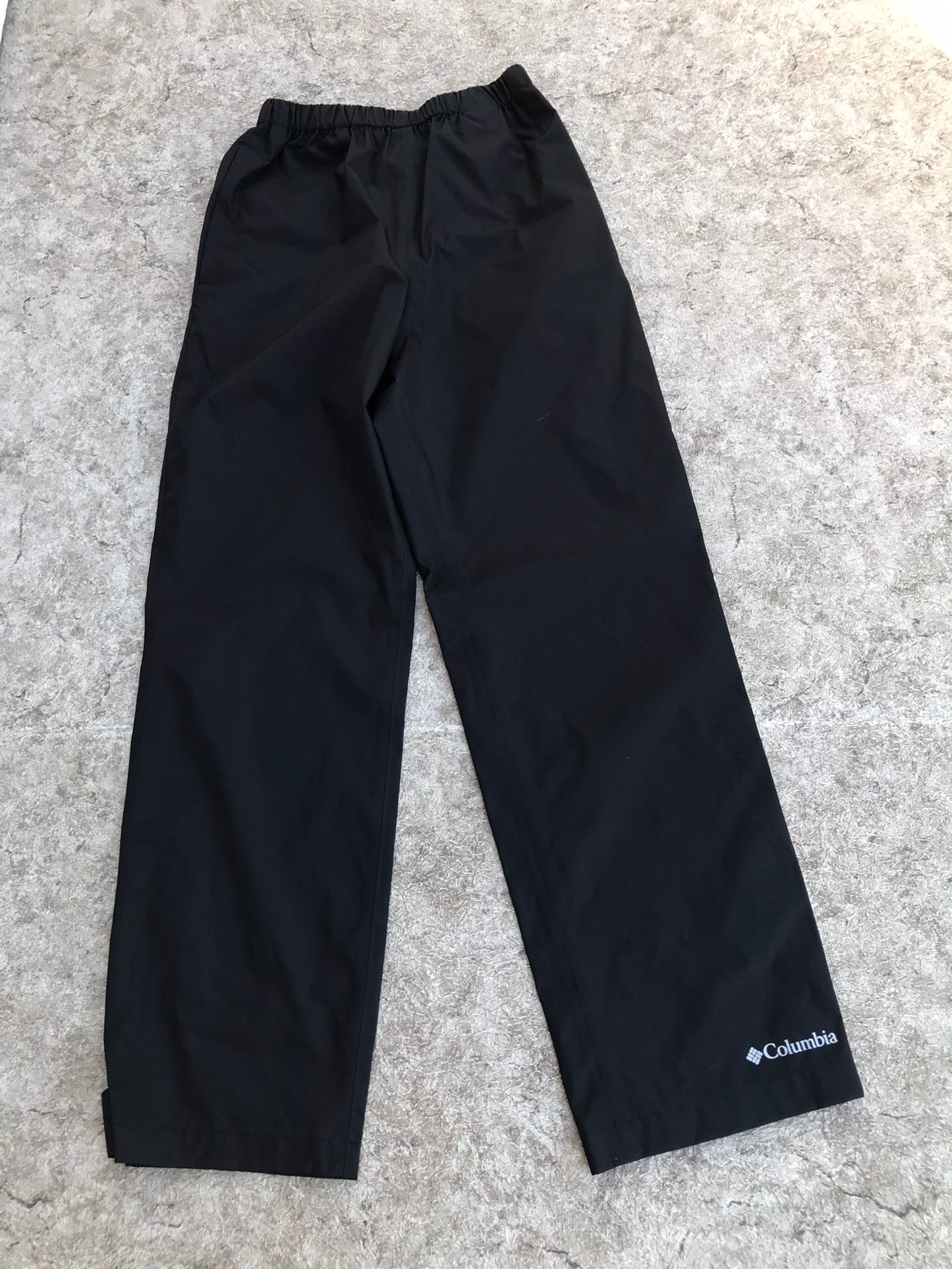 Rain Pants Child Size 10-12 Columbia Black New