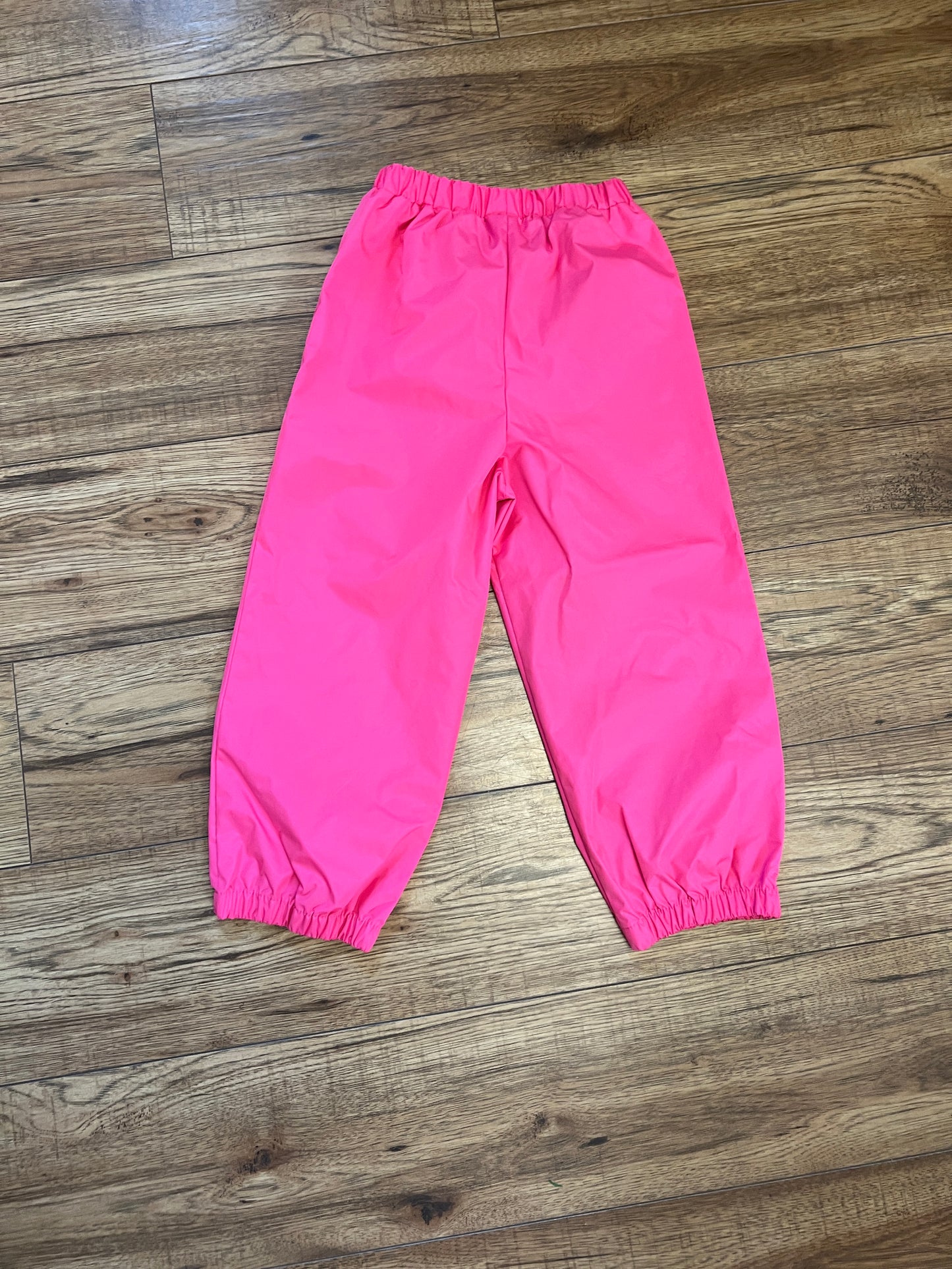 Rain Pants Child Size 4 Oshkosh Barbie Pink With Heart