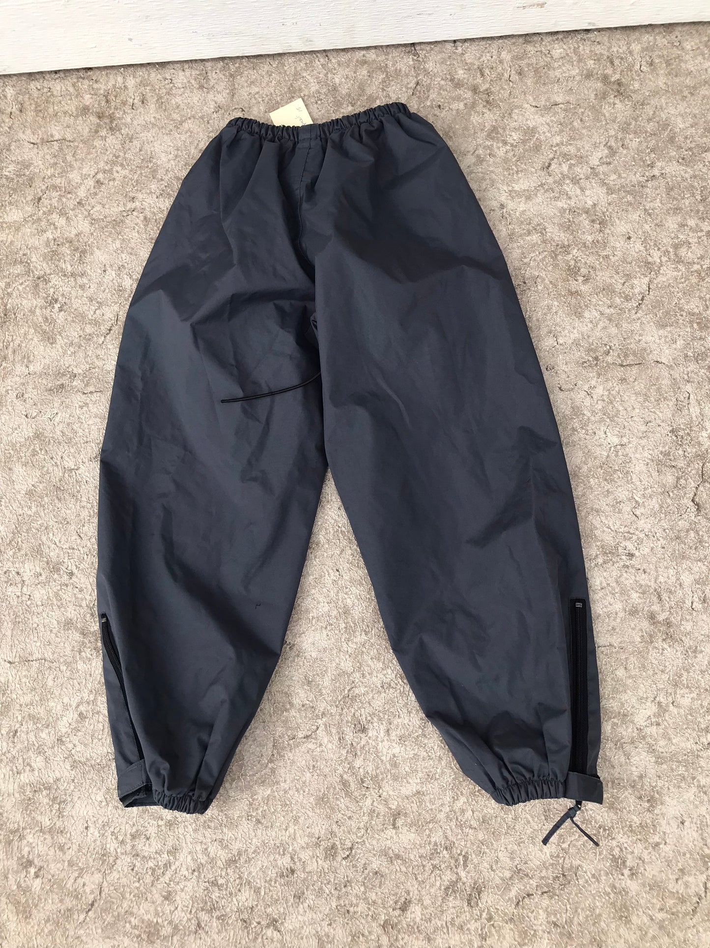 Rain Pants Child Size 7-8 Wetskins Grey Waterproof