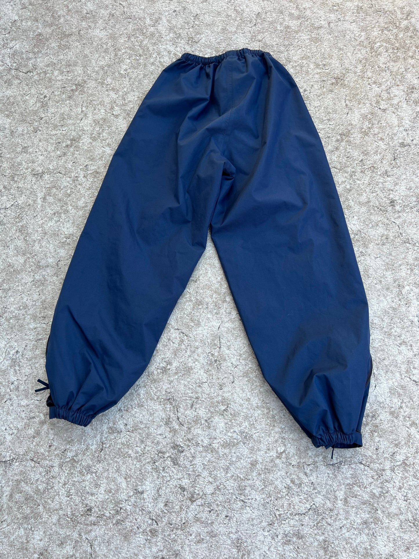 Rain Pants Child Size 8-10 Wetskins Marine Blue Excellent