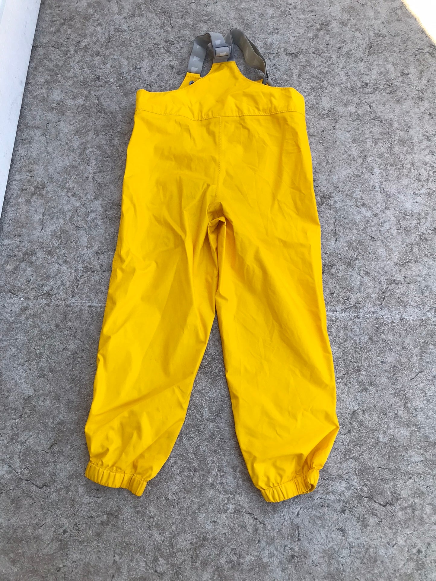 Rain Pants Child Size 8 MEC Yellow With Excellent