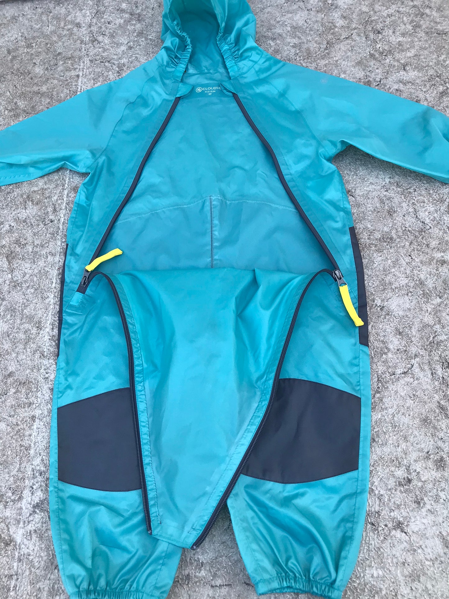 Rain Suit Child Size 2 Muddy Buddy Cloud Veil Pants Coat Sage Green New