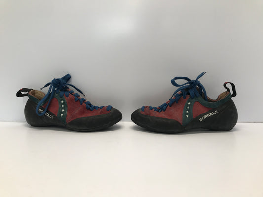 Rock Climbing Shoes Adult Size 7 Red Blue