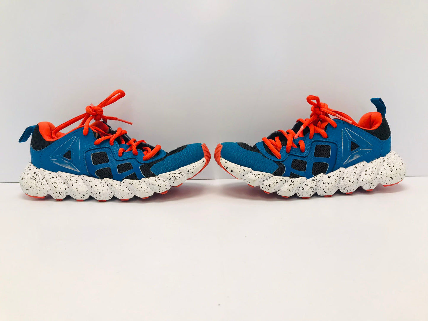 Runners Child Size 1 Reebox Blue Tangerine Excellent