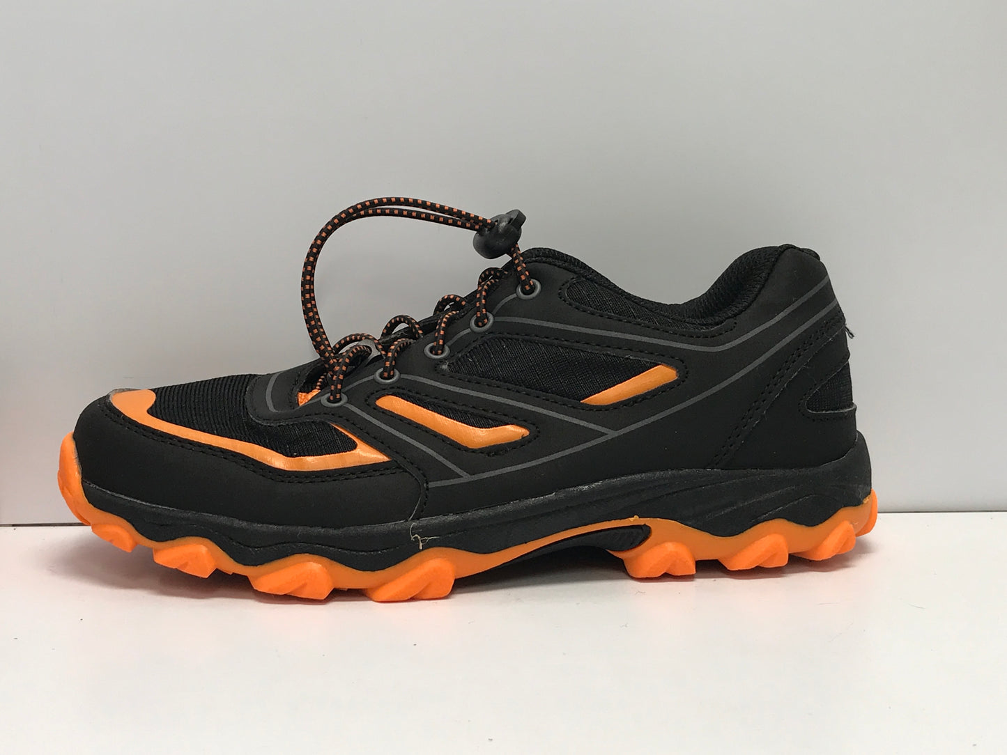 Running Shoes Hiking Child Size 5 Black Orange MTN Warehouse