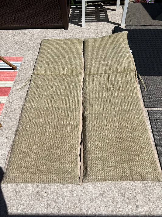 Set 2 Outdoor Patio Deck Camping Lounge Chair Pads 70 inch Long Pop Over Slot On The Back Outstanding Quality