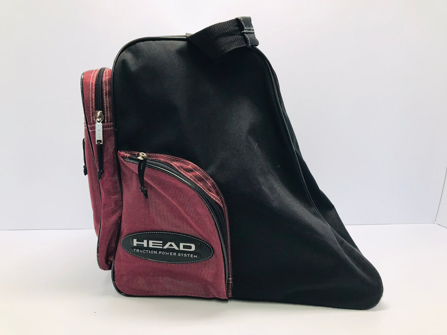 Ski Bag Adult Head Black Burgundy