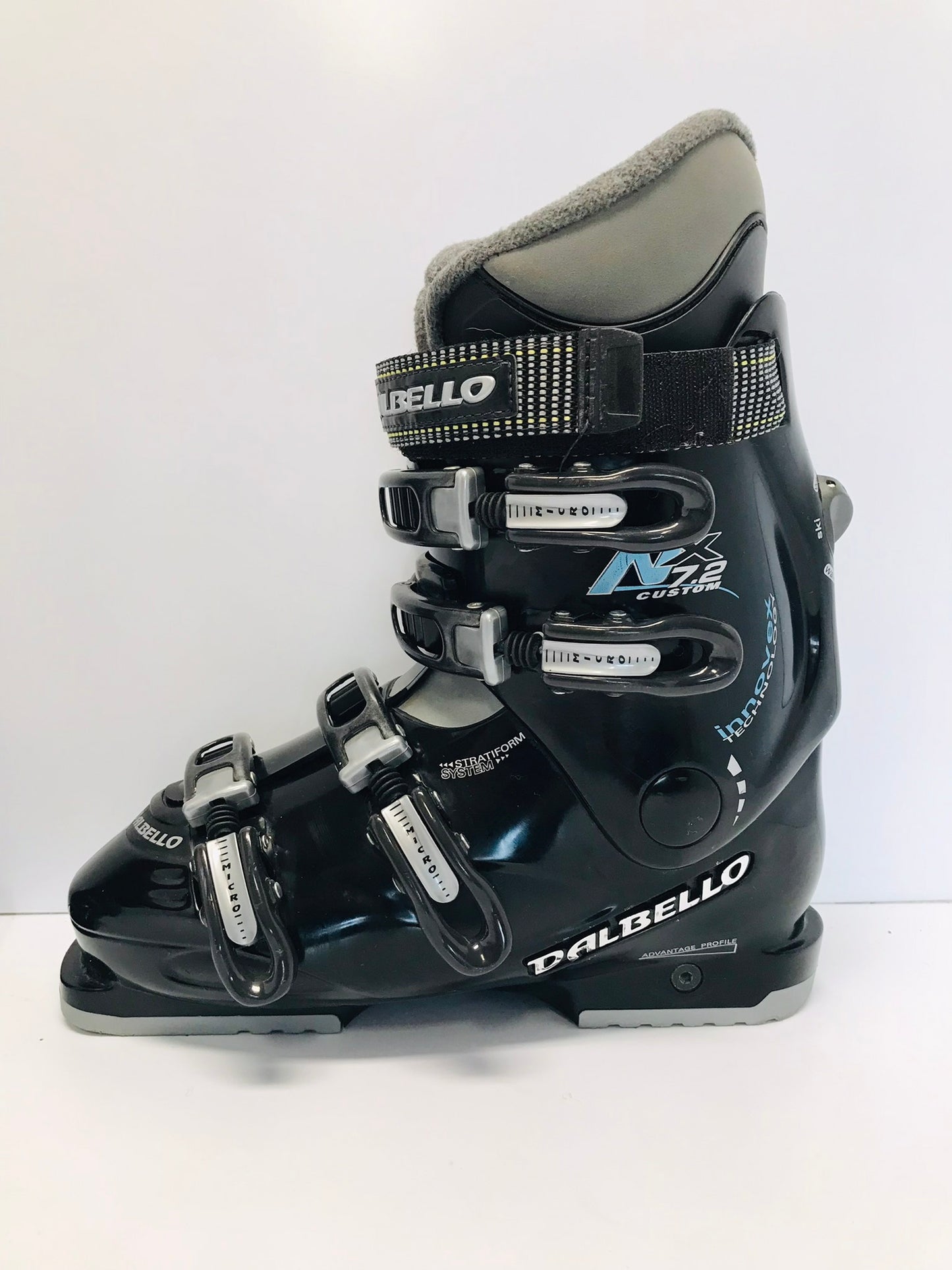 Ski Boots Mondo Size 25.5 Men's Size 8.5 Ladies Size 7.5 298 mm Dalbello Grey Black New Demo Model