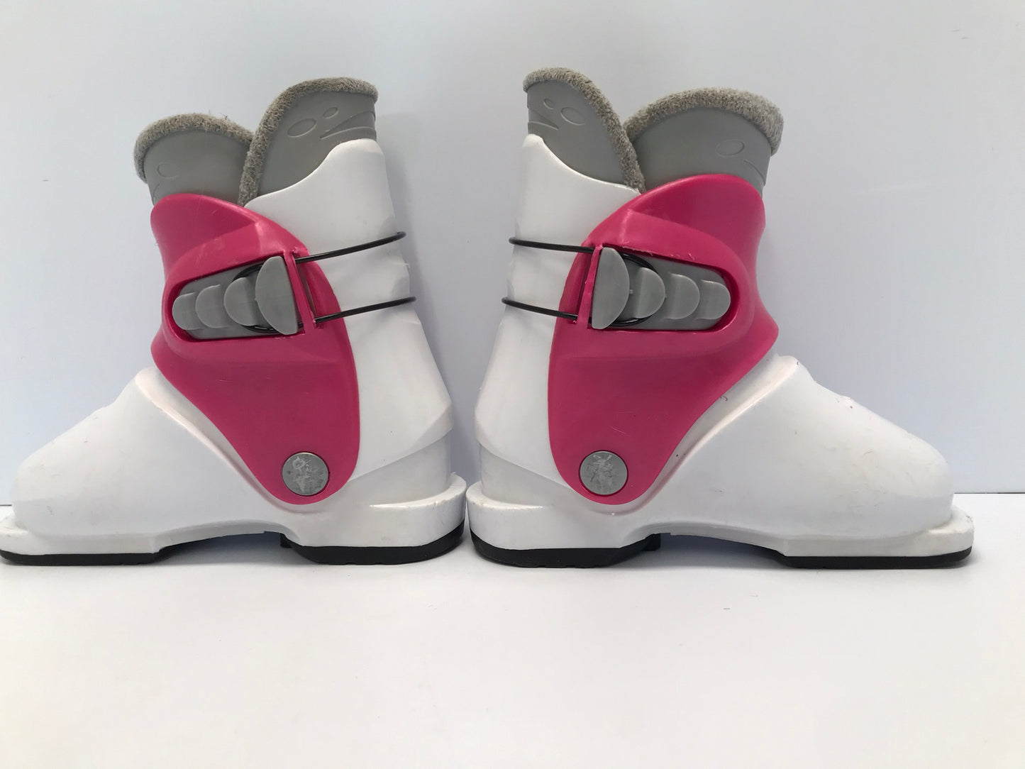 Ski Boots Mondo Size 18.5 Child Size 12 223mm Tecno Pro G30 White Pink