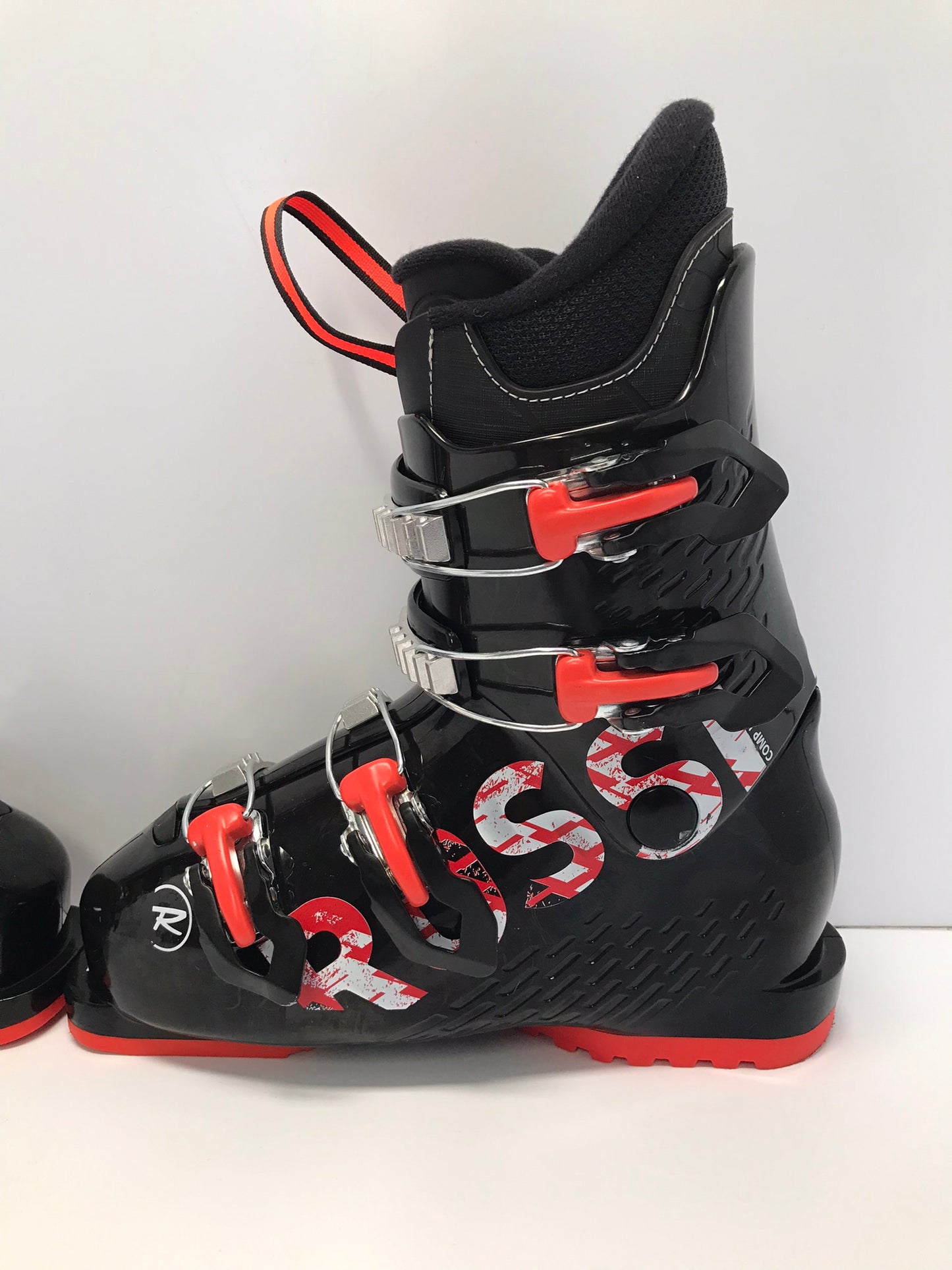 Ski Boots Mondo Size 23.5 Men's Size 5 Ladies Size 6 275 mm Rossignol Black Orange New Demo Model