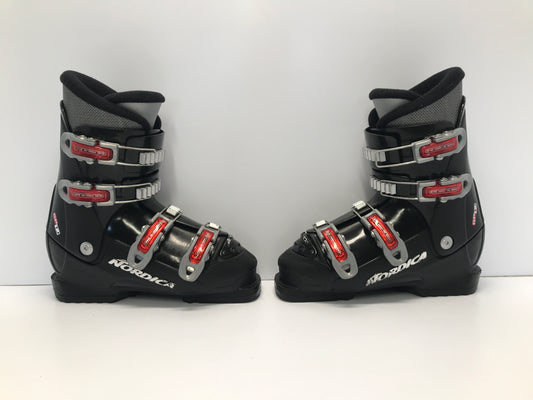 Ski Boots Mondo Size 24.0 Men's Size 6 Ladies 7 Nordica 280 mm Black Red