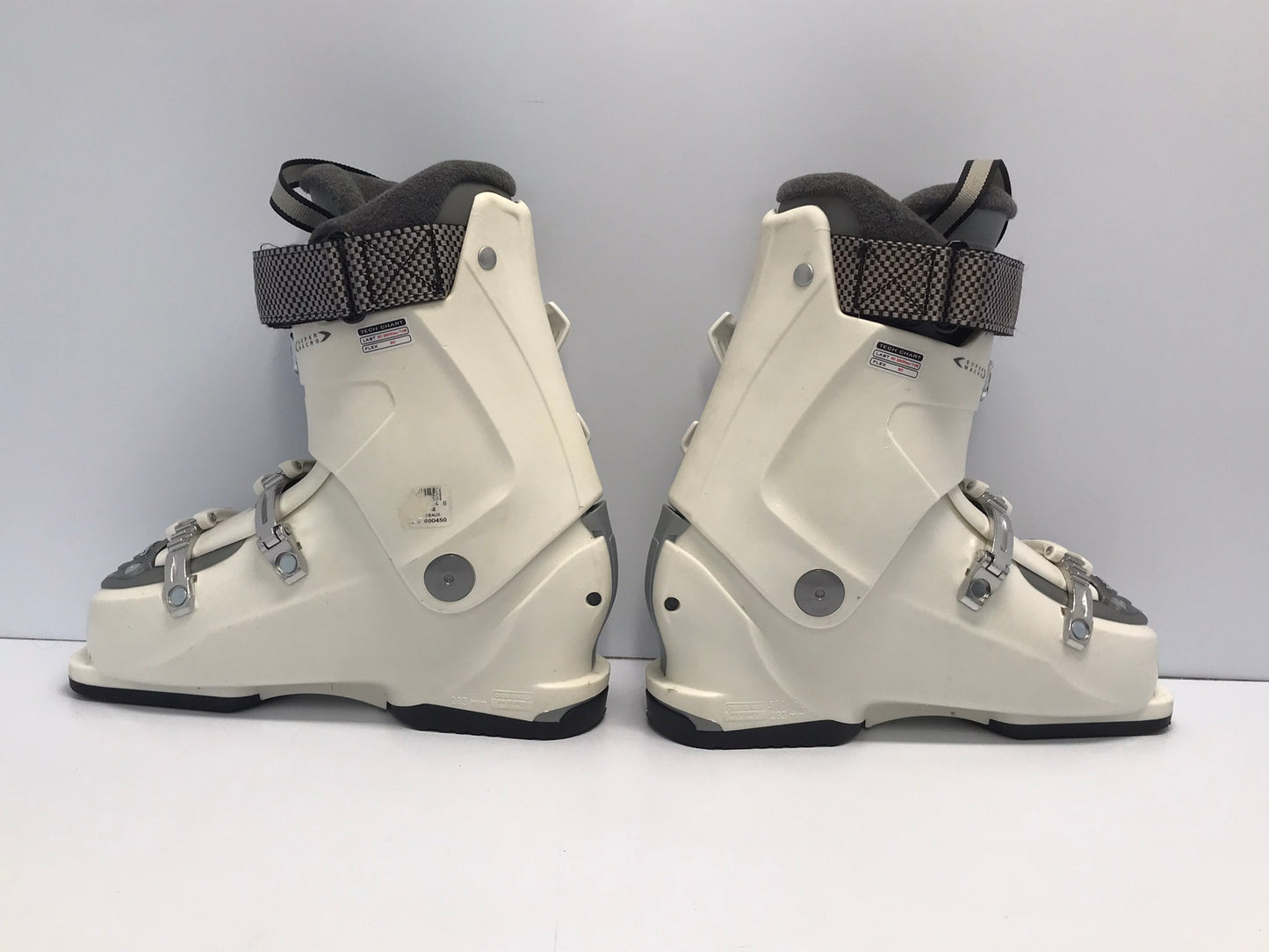 Ski Boots Mondo Size 25.5 Ladies Size 8.5 293 mm Head Soft Walk White Chrimson Red New