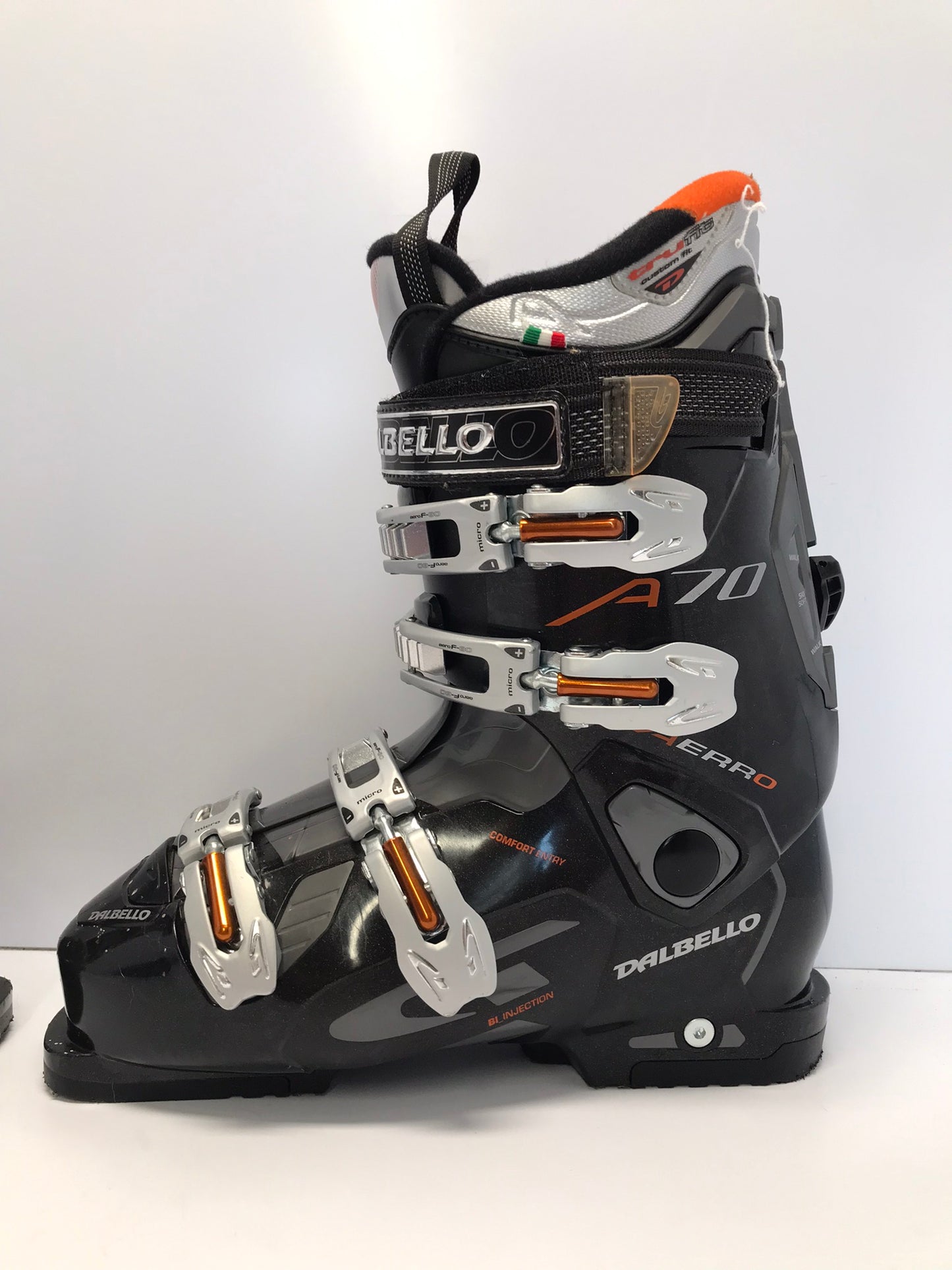 Ski Boots Mondo Size 26.5 Men's Size 8.5 Ladies Size 9.5 308mm Dalbello Black Bronze New Demo