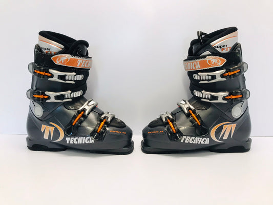 Ski Boots Mondo Size 27.5 Men's Size 9.5 Ladies 10.5  314 mm Technica Grey Bronze