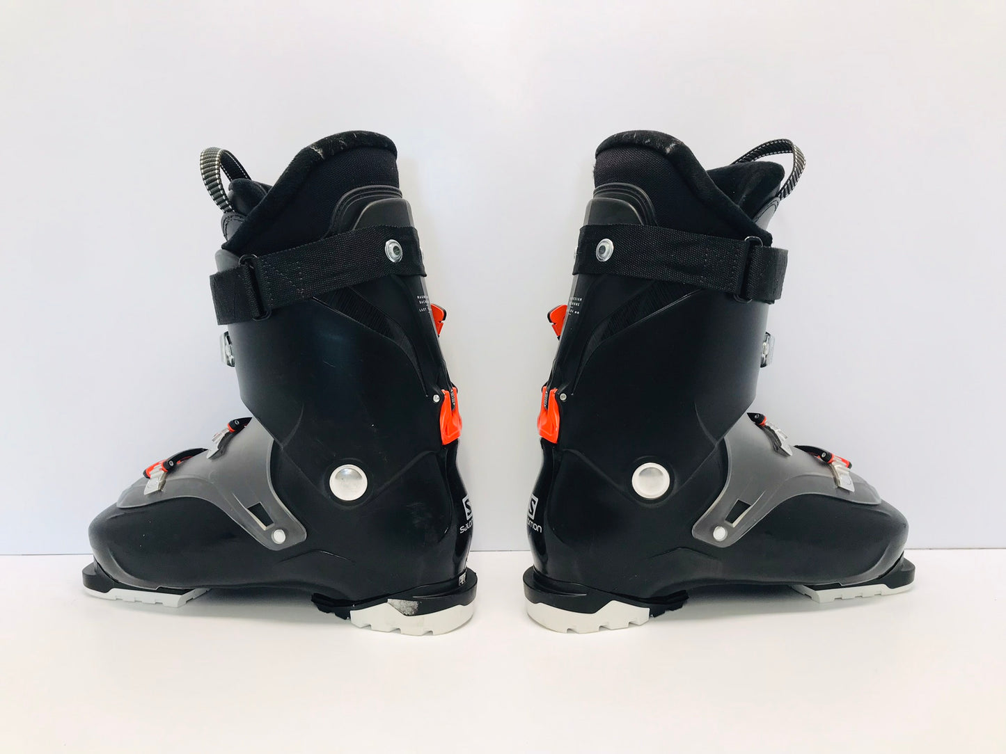 Ski Boots Mondo Size 28.5 Men's Size 10.5 328 mm Salomon Hike Ride Switch Black White Orange Like New