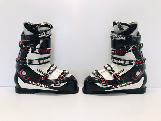 Ski Boots Mondo Size 28.5 Men's Size 10.5  328 mm Salomon Mission Black White Red