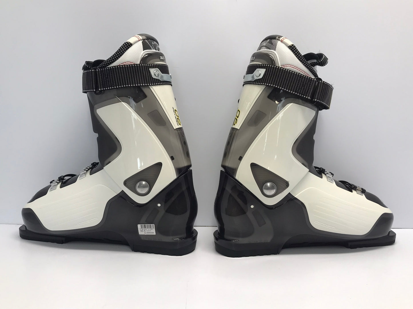Ski Boots Mondo Size 30.5 Men's Size 12.5 347 mm Salomon Smoke Grey White New