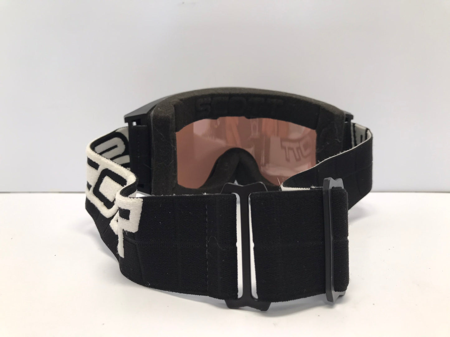 Ski Goggles Adult Size Medium Scott Black Mirrored Lense Excellent