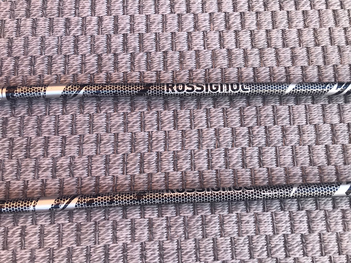 Ski Poles Adult Size 44 inch 110 cm Rossignol  Black Grey