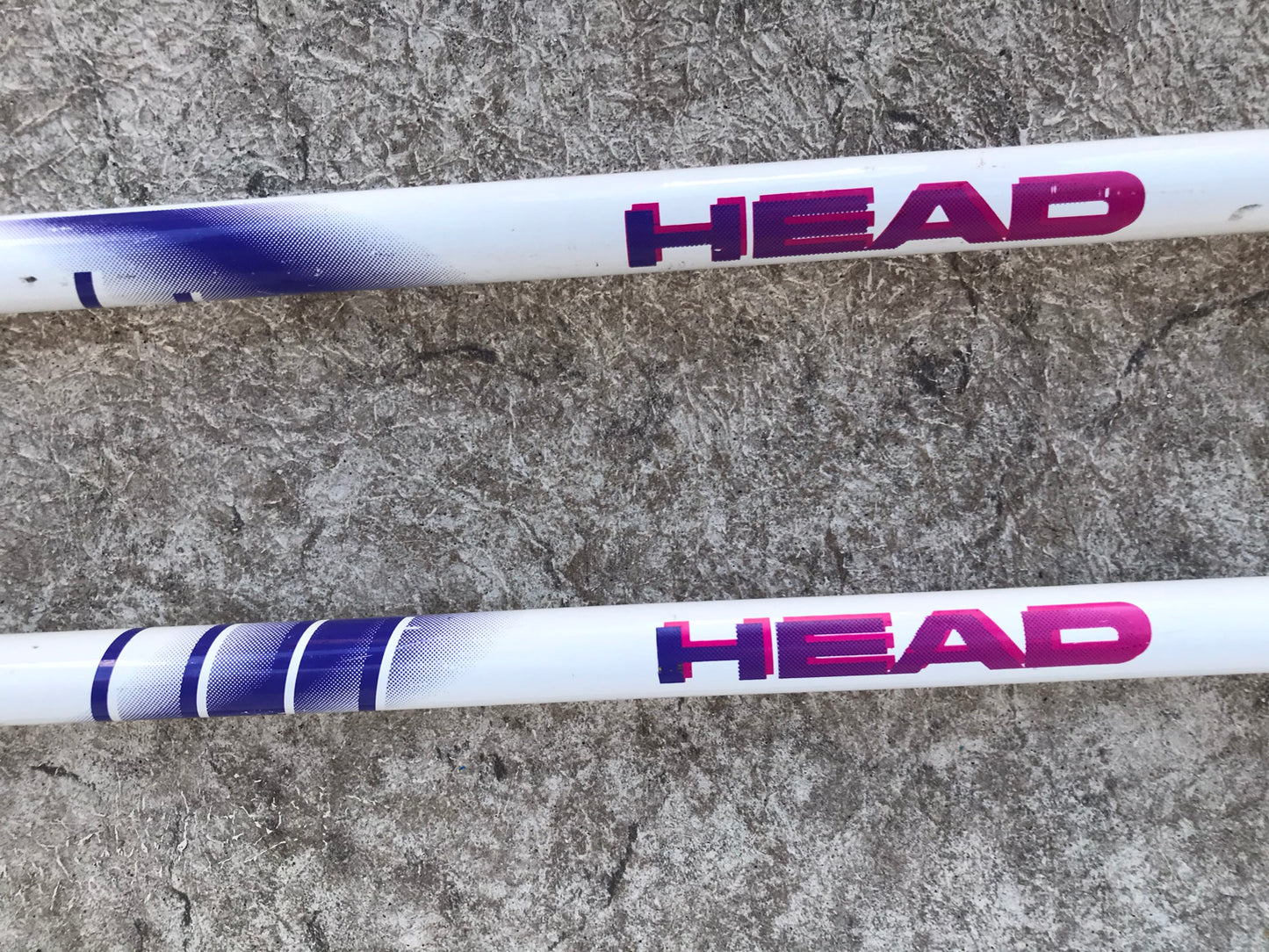 Ski Poles Adult Size 46 inch 115 cm Head White Purple