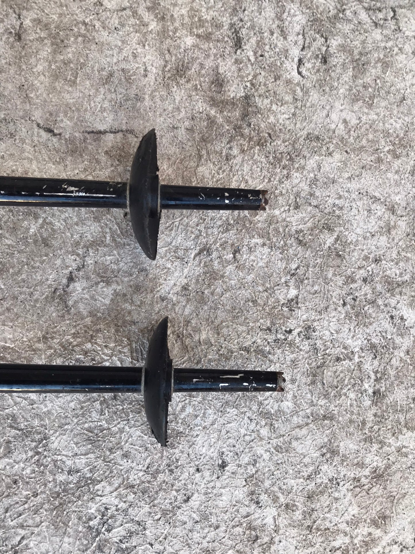 Ski Poles Adult Size 46 inch 115 cm Scott Racing Black Lime Rubber Handles Excellent