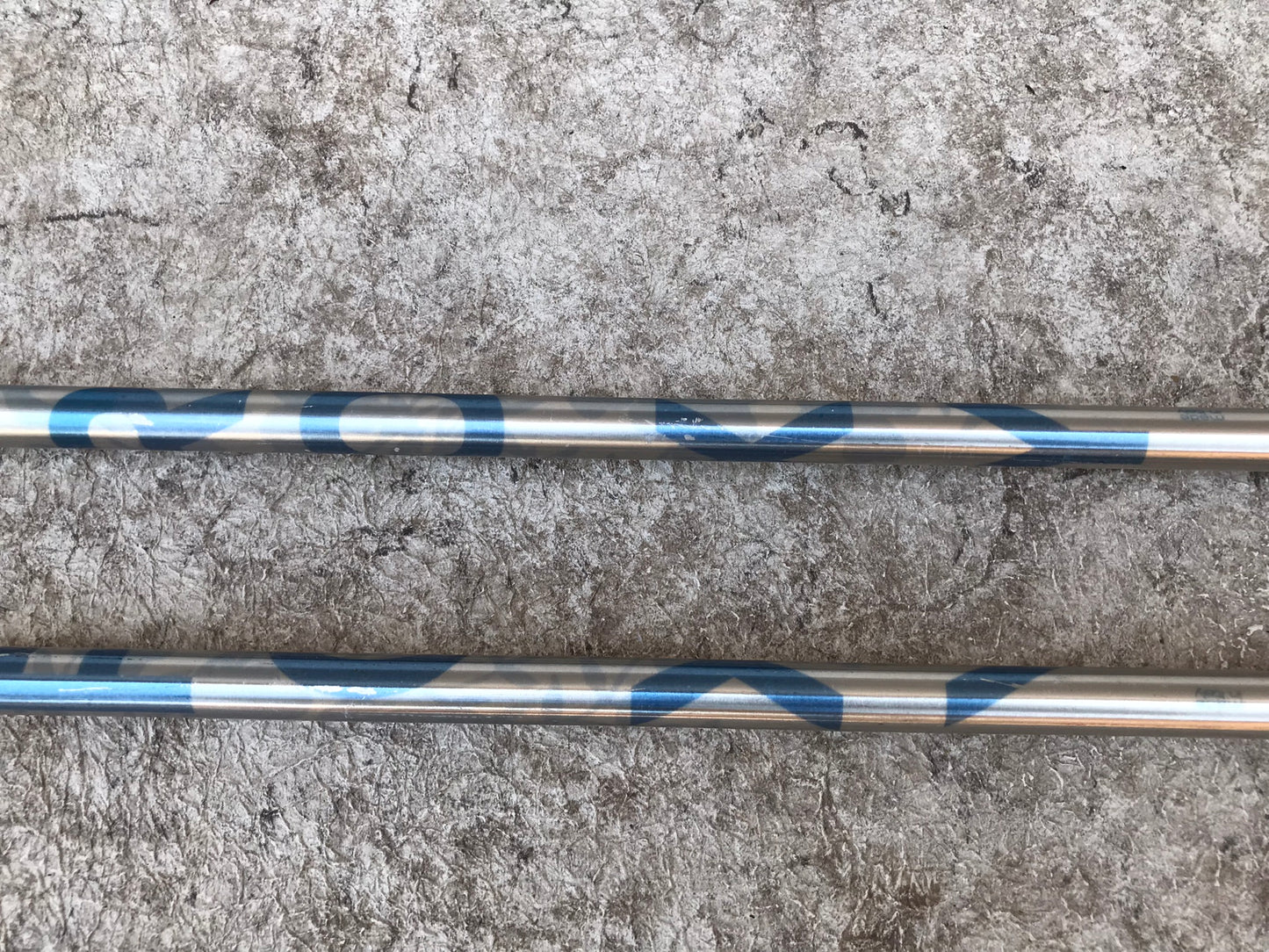Ski Poles Adult Size 48 inch 120 cm Roxy Glitter Silver Blue Chrome Excellent Like New