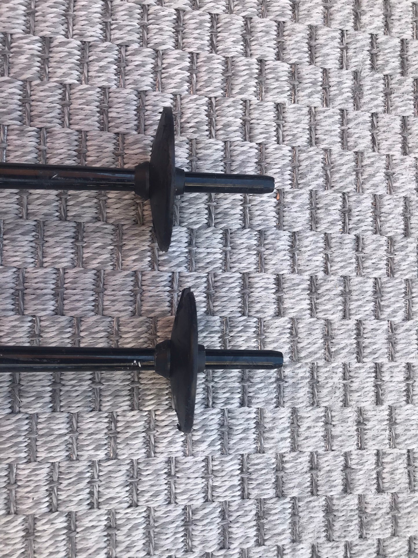 Ski Poles Adult Size 50 inch 125 cm Head Black Yellow Red